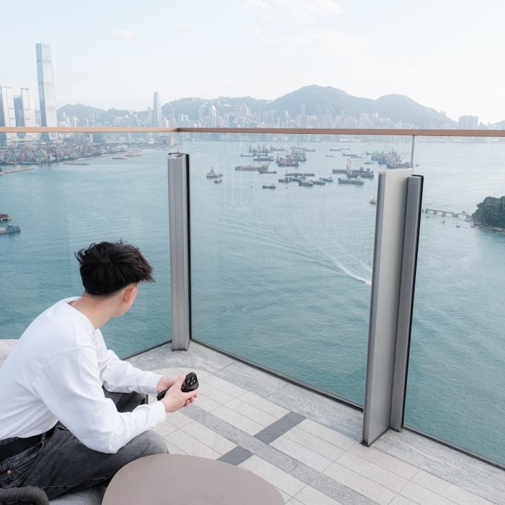 Entertainment zone at night in United Kingdom